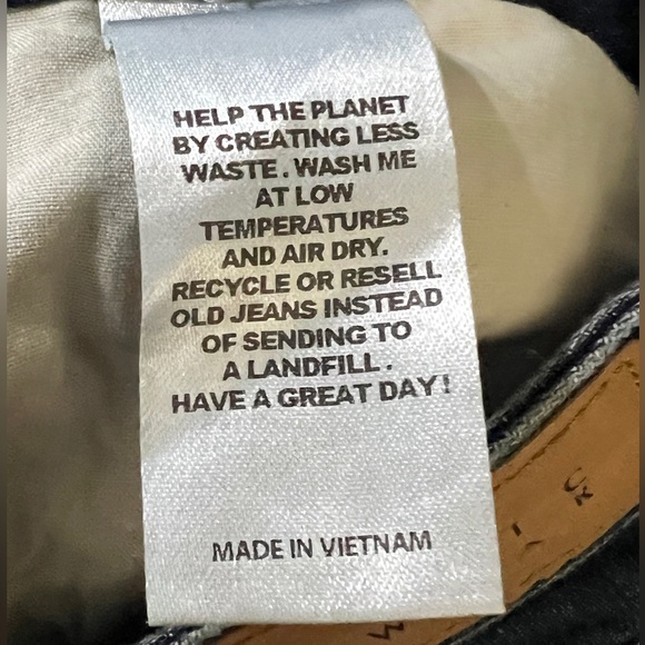 Pacsun Jade Low Rise Bootcut Jeans Button Pocket Dark Blue - Picture 5 of 6